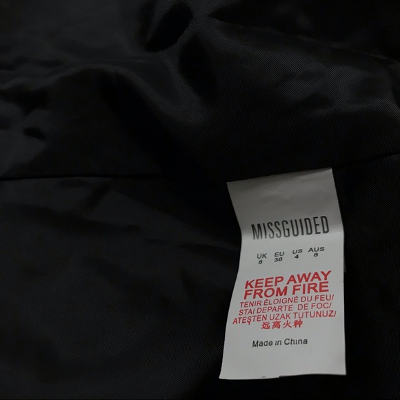 Missguided Shoulder Pad Oversized Boyfriend Blazer - Picture 8 of 9